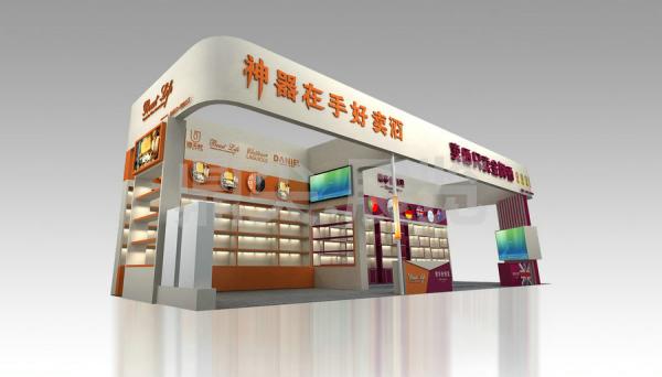 春季糖酒會展臺搭建-野城酒具